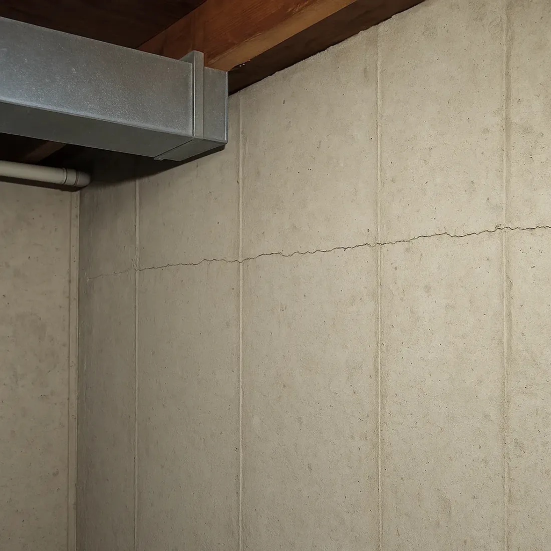 Bowed Basement Wall Repair in Langley